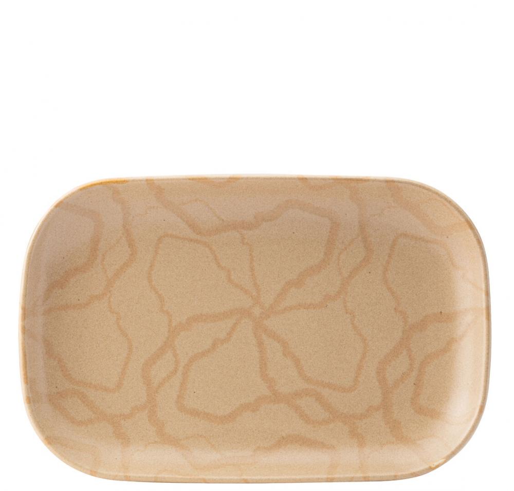 Maze Flax Rectangular Platter (29x19.5cm) - DW0372-000000-B01006 (Pack of 6)