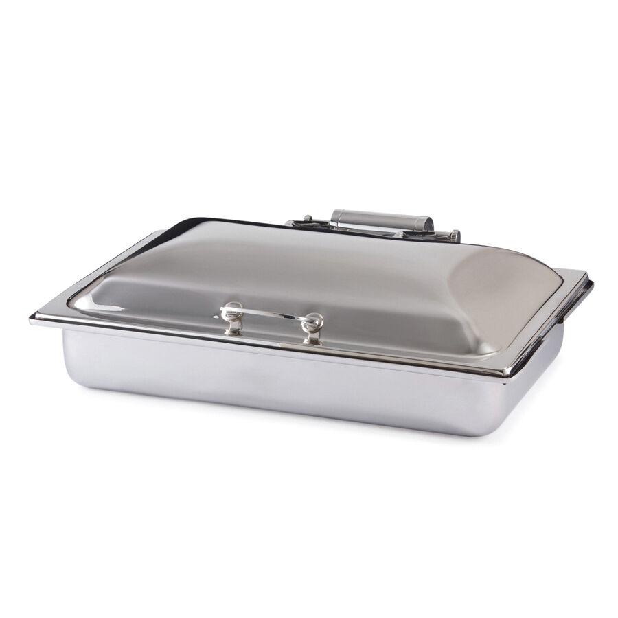 Stainless Steel Rectangle Chafer Hinged 7.5ltr (8qts) - DW08QWGHSS