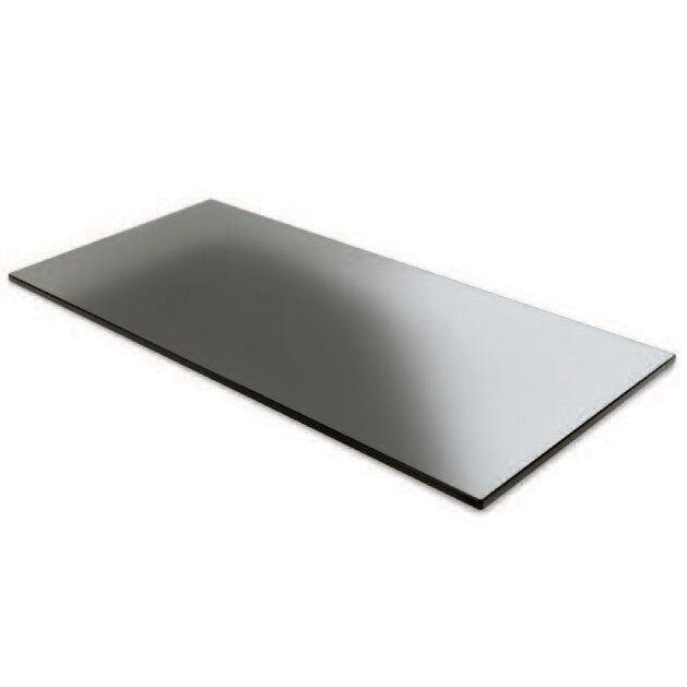 Fusion Black Glass Rectangle Tile 60.9 x 17.8cm (24 x 7) - DWFBGL2407BK (Pack of 2)