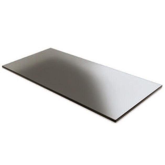 Fusion Black Glass Rectangle Tile 60.9 x 17.8cm (36 x 7) - DWFBGL3607BK (Pack of 2)