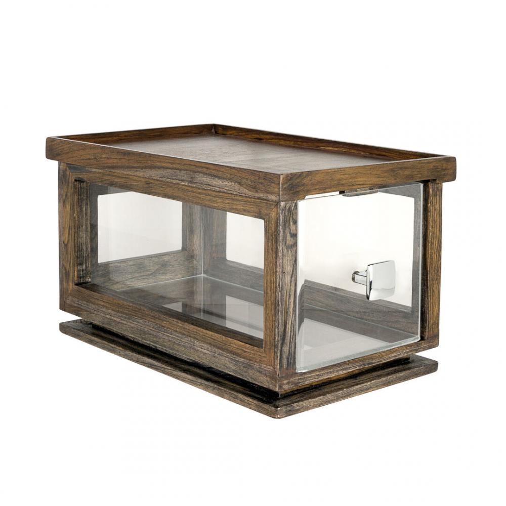 Fusion Ash Grey Bakery Box with Acrylic Drawer 36.2 x 21.6 x 20.3cm (14 1/4 x 8 1/2 x 8) - DWFBWDBDAG