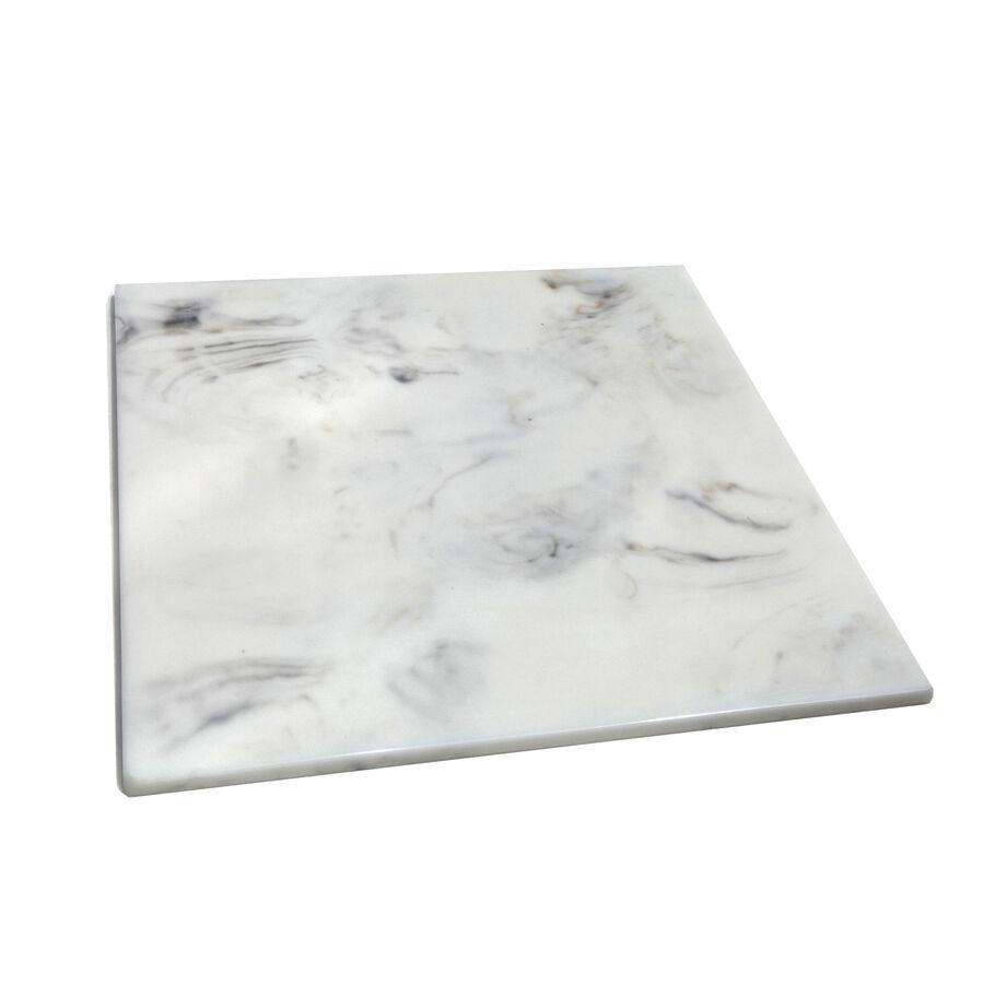 Fusion Carrera Marble Resin Square Tile 35.6cm (14) - DWKFB1414CAR