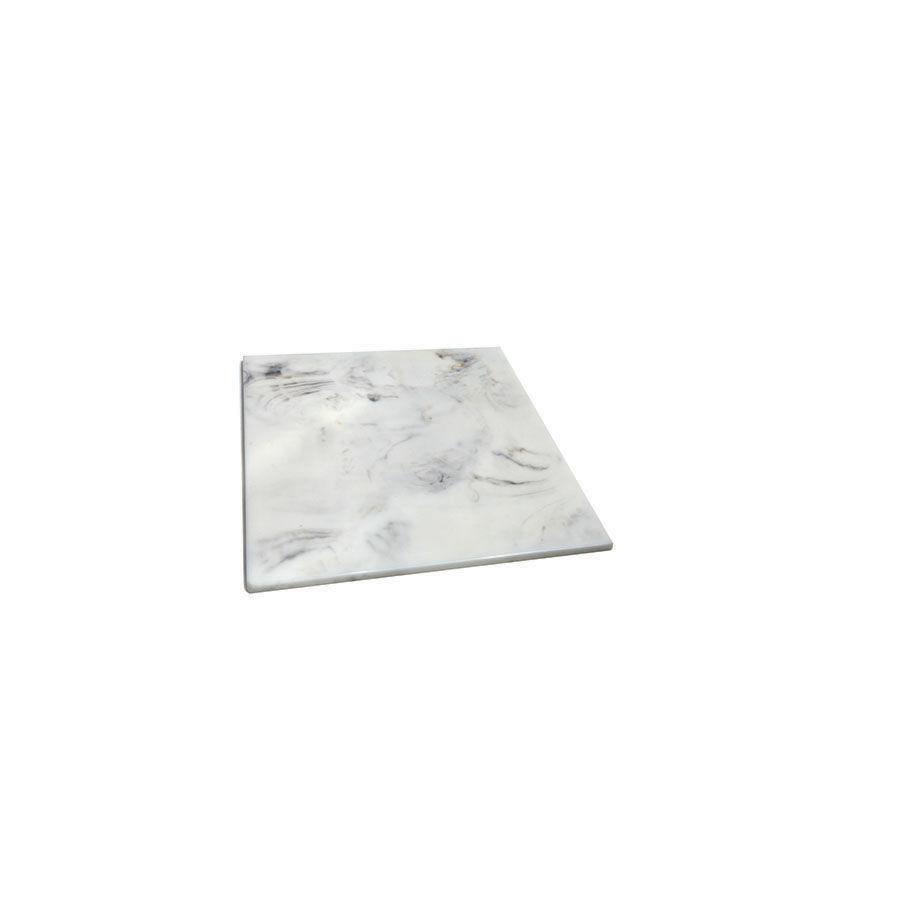 Fusion Carrera Marble Resin Square Tile 15.2cm (6) - DWKFB66CAR