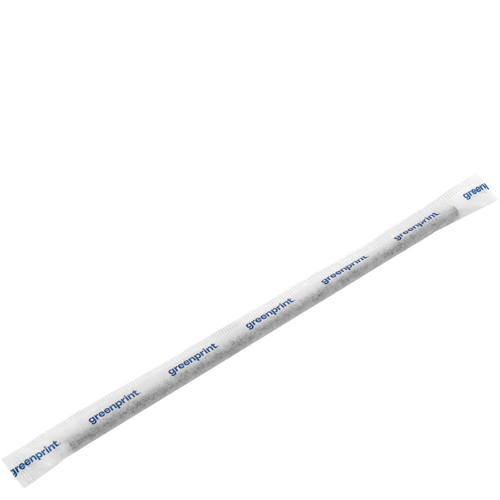 Agave Wrapped Black Straw 8.25(21cm) Box of 250 - F90310-000000-B01012 (Pack of 12)