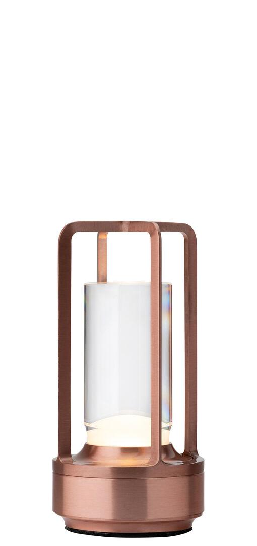 Cuba LED Cordless Lamp 17.5cm - Brushed Copper - H03300-000000-B01006 (Pack of 6)