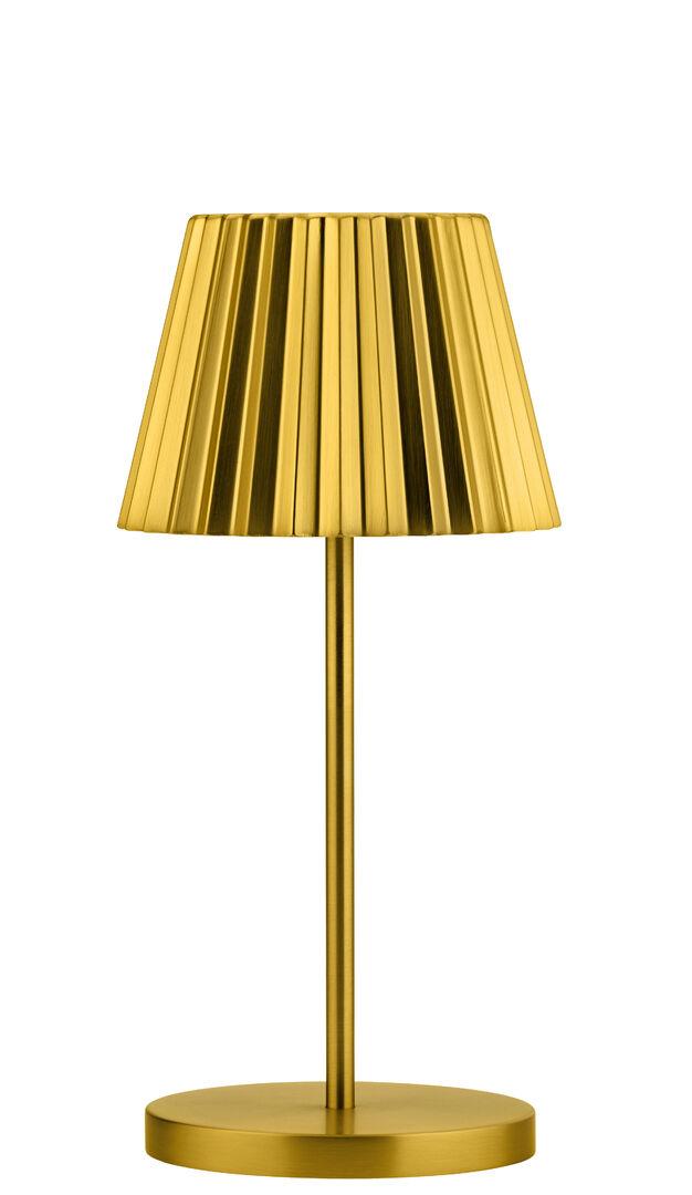 Dominica LED Cordless Lamp 26cm - Brushed Gold - H85300-000000-B01006 (Pack of 6)