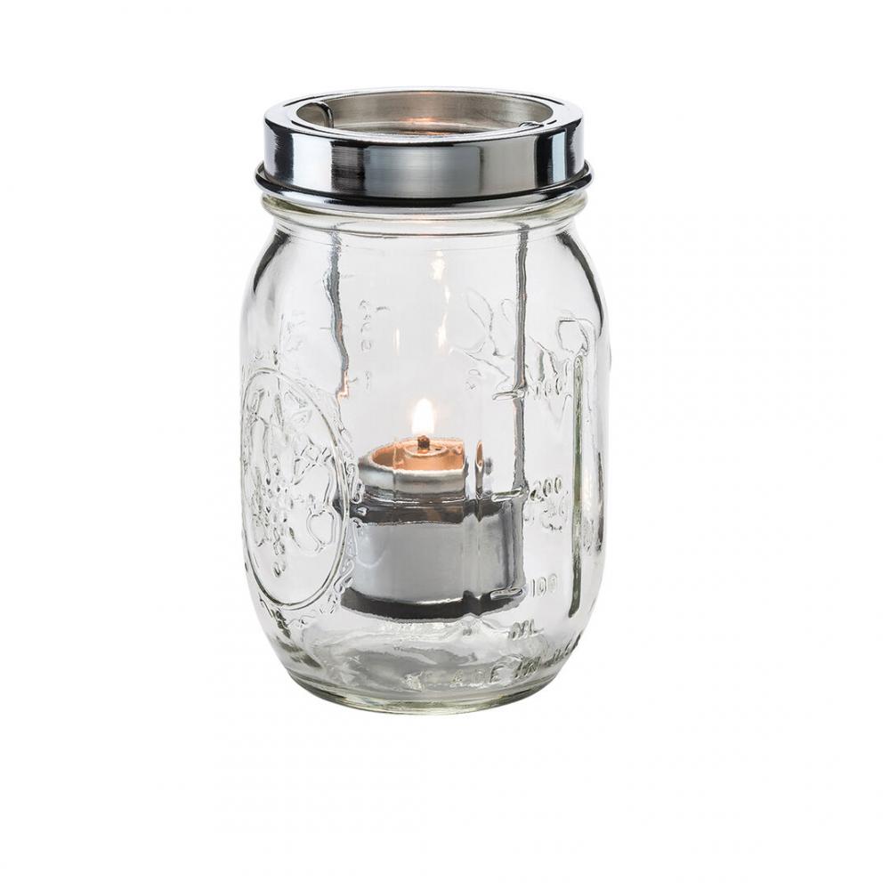 Firefly Clear Glass Lamp With Cradle And Handle - HW1610C (Pack of 12)