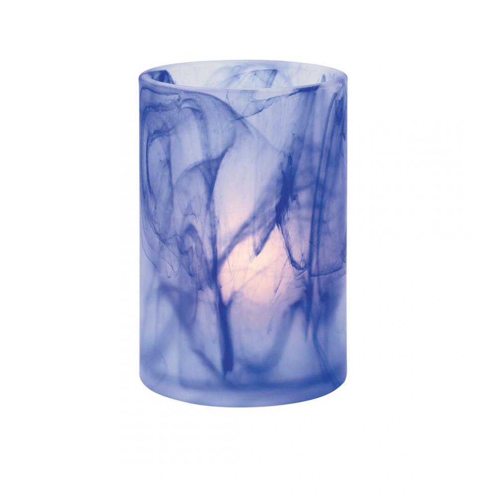 Wysp Dark Blue Glass Cylinder 7.3 x 11.4cm (2 7/8 x 4 1/2) - HW44017DB (Pack of 6)
