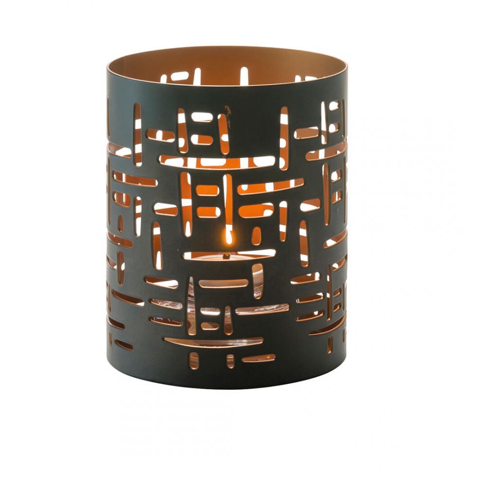 Data Black & Gold Metal Lamp 8 x 10.2cm (3 1/7 x 4) - HW6017 (Pack of 6)