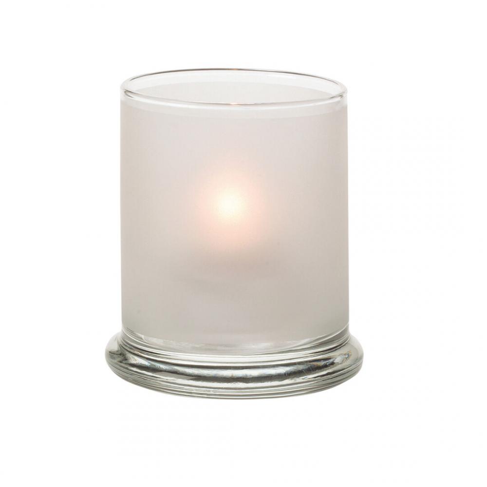 Columns Satin Crystal Votive 7.6 x 9.2cm (3 x 3 5/8) - HW6147SC (Pack of 12)