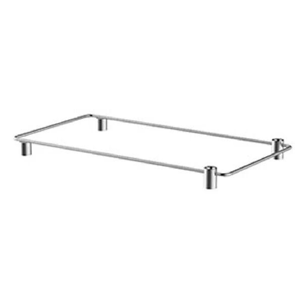 Roll'n Stainless Steel Service Cart Border 80 x 43.2 x 5.1cm (31 1/2 x 17 x 2) - MGSSCMSS0401