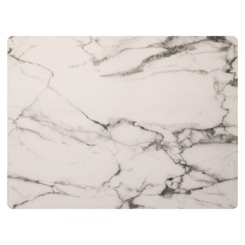 Modern Twist Marble Grey Silicone Placemat 30.5 x 40.6cm (12 x 16) - MTPLMA071216 (Pack of 12)