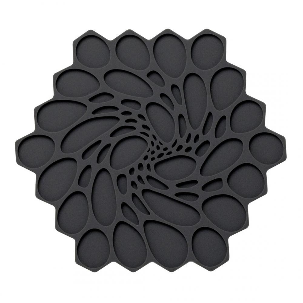 Modern Twist Hive Graphite Trivet 17.8cm (7) - MTTVHI00307 (Pack of 6)