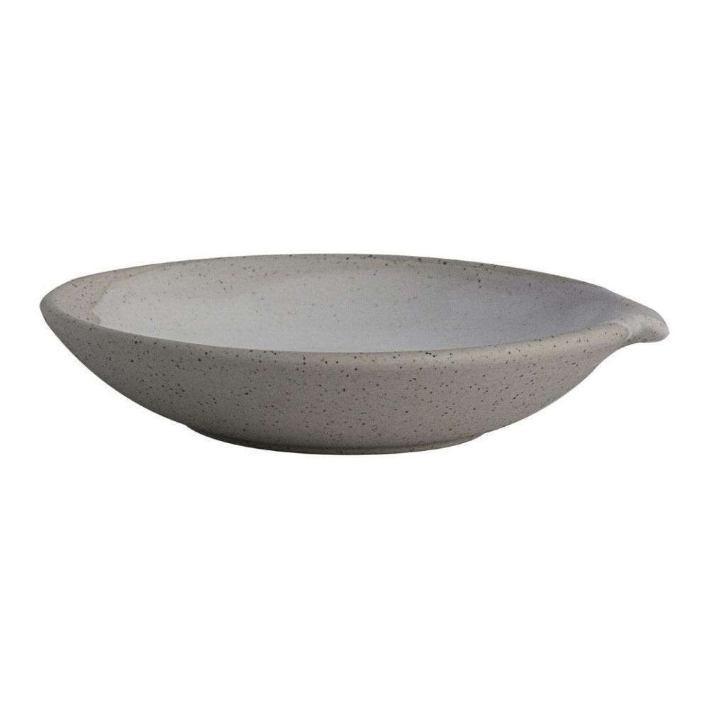 Gembrook White Dish With Spout 12.7 x 11.75 x 2.5cm 10.65cl (5 x 4 5/8 x 1 3 3/4oz) - OG1007666 (Pack of 36)